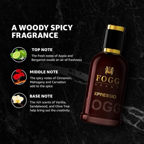 FOGG Xpressio Perfume for Men 100ml - Image 2