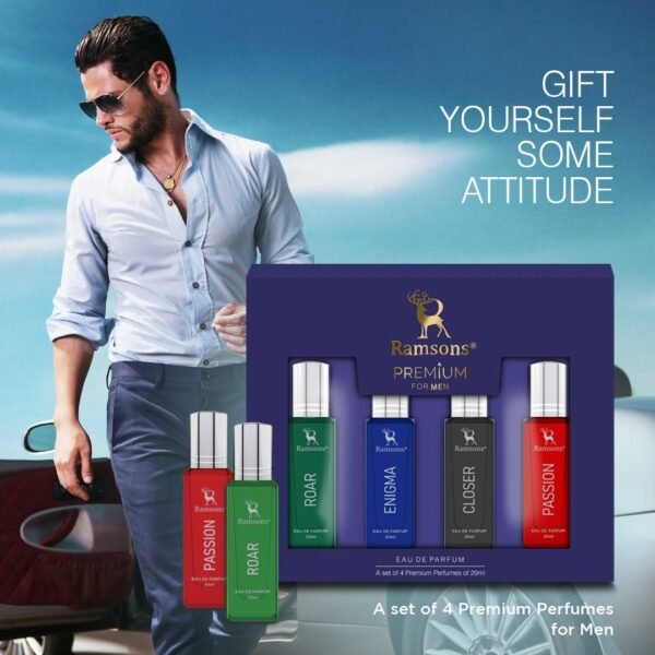 Ramsons Perfume Gift set for Men 4x20ml - Image 2