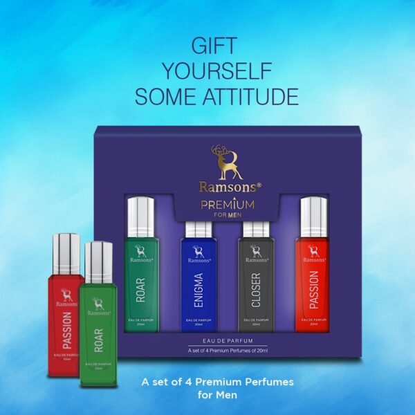 Ramsons Perfume Gift set for Men 4x20ml
