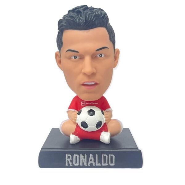 Super Hero Ronaldo Red Action Figure Limited Edition Bobblehead