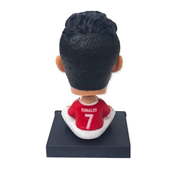 Super Hero Ronaldo Red Action Figure Limited Edition Bobblehead - Image 3