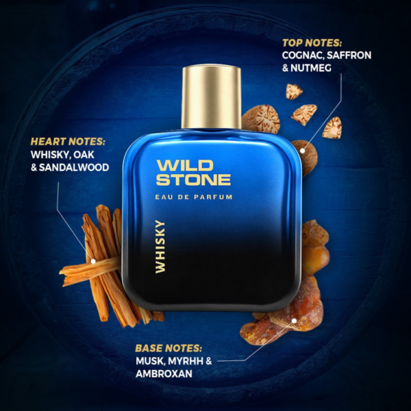 Wild Stone Whisky Eau De Parfum for Men, 100ml - Image 2
