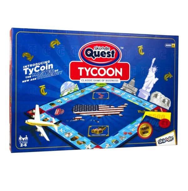 Skoodle Quest TYCOON Business board game
