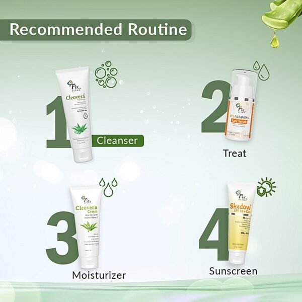 Fixderma Cleovera Face Wash - For Sensitive Skin, 75 g - Image 4