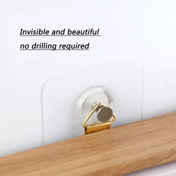Heavy Duty Strong Self Adhesive Hooks 10pcs - Image 4