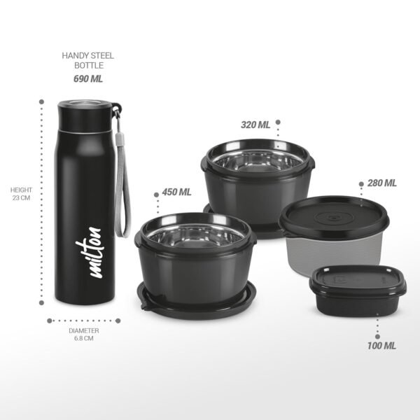 MILTON Max Meal Tiffin set with Carry bag - Image 3
