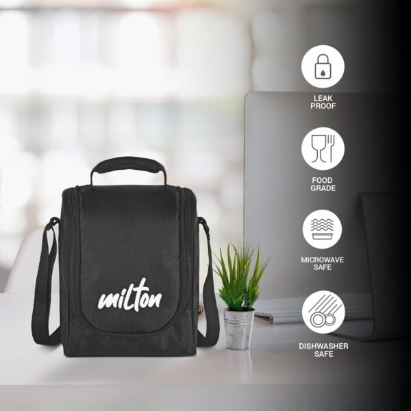 Pro Lunch Box with Steel Cutlery & Carry Bag - Image 3