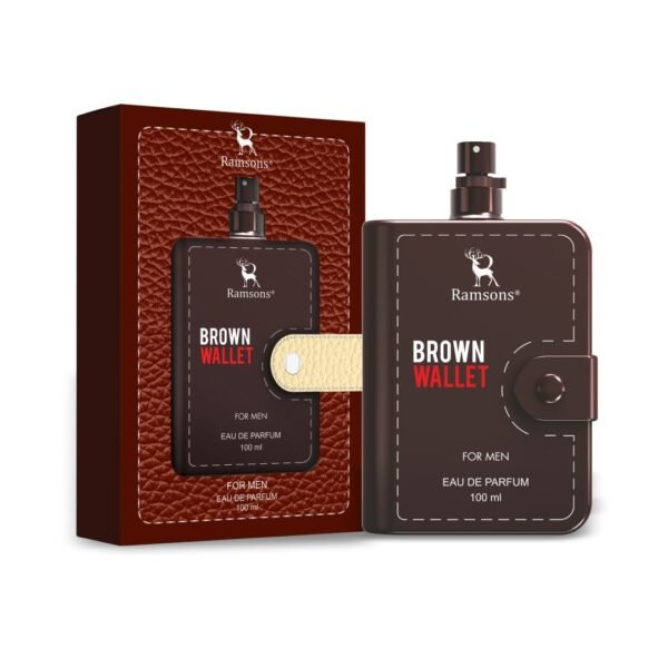 Ramsons Brown Wallet For Men - Eau De Parfum - 100ml